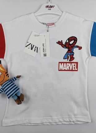 Футболка для хлопчика zara marvel