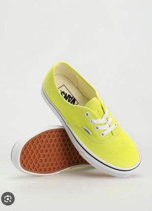 Стильные кеды vans authentic gress green 39/256 фото