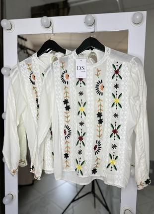 Рубашка с вышивкой вышиванка туречица