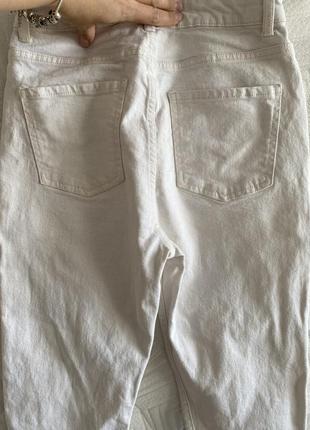 Белые стильные джинсы2 фото