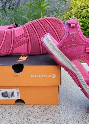 Кожаные сандалии merrell босоножки 37-38 спортивные4 фото