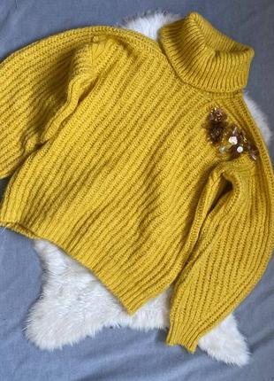 Красивый вязаный свитер5 фото