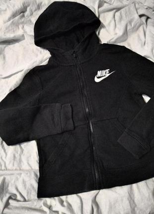 Кофта зіпка, на замку, толстовка, nike, найк орігінал,  на флісі, тепла, унісекс1 фото