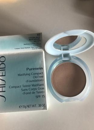 Пудра shiseido матуюча з spf15