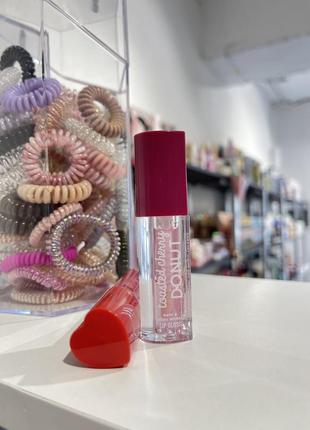 Блиск - олія для губ bath and body works toasted cherry donut lip gloss 3 мл