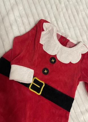 Новорічний костюм для немовлят 0-3 місяців