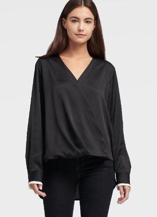 Базовая блуза дорогого бренда dkny (оригинал)
