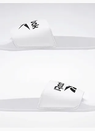 Тапки reebok classic slide white.5 фото