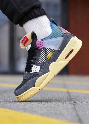 Nike air jordan 4 retro мужские много размеров качество высокое удобны в носке