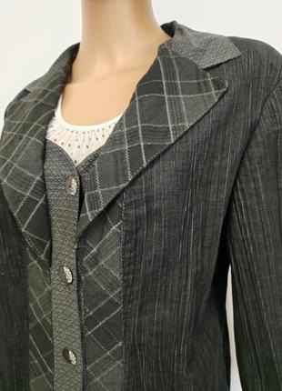 Комфортный женский пиджак scottage, франция, р.xl/2xl4 фото