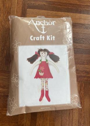Вінтажний новий крафтовий набір anchor craft kit для рукоділля виготовлення ляльки  німеччина