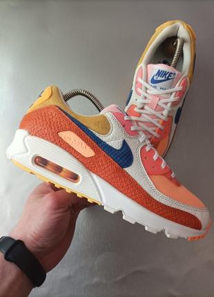 Кроссовки nike air max 90 campfire orange