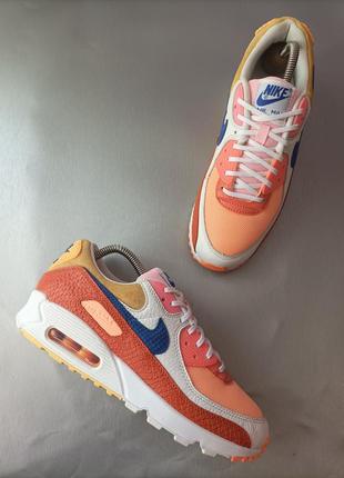 Кроссовки nike air max 90 campfire orange4 фото