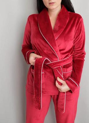 Красная пижама (шаль)3 фото