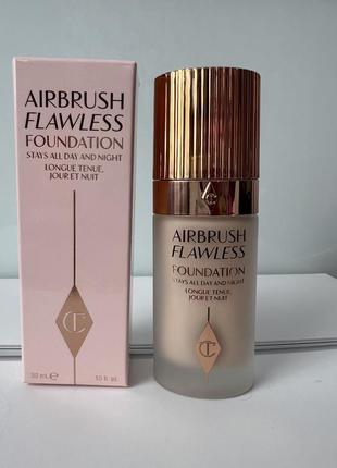 Charlotte tilbury airbrush flawless foundation тональная основа в оттенке 02neutral