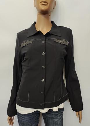 Женская стильная кофта пиджак рубашка scottage, франция, р.s/m1 фото