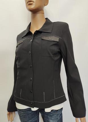 Женская стильная кофта пиджак рубашка scottage, франция, р.s/m3 фото