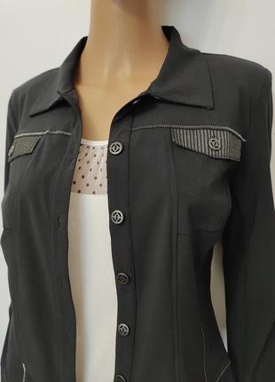 Женская стильная кофта пиджак рубашка scottage, франция, р.s/m4 фото