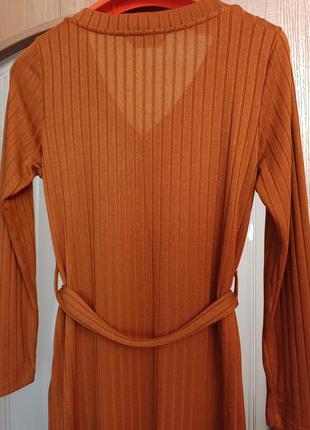 Шикарна сукня халат f&f на гудзиках з поясом.