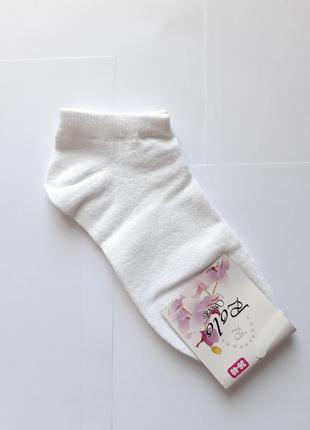Белые женские носки polo поло 36-40р демисезонные короткие женские белые носки