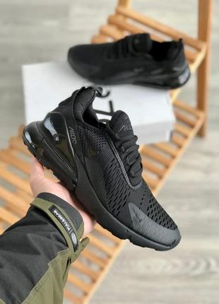 Nike air max 270 black кроссовки