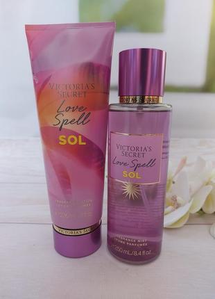 Спрей для тіла love spell sol victoria's secret