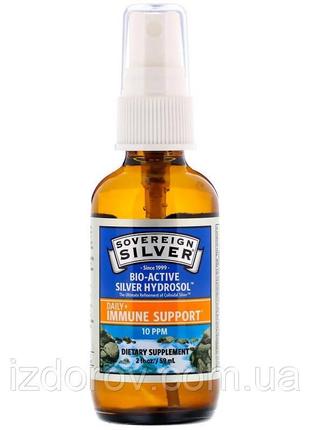 Коллоидное серебро sovereign silver bio-active silver hydrosol для иммунитета в мелкодисперсном аэро4 фото