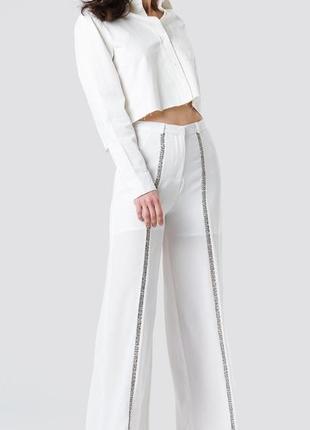 Женские лёгкие брюки палаццо na-kd