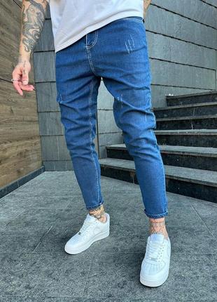 Чоловічі вузькі джинси5 фото