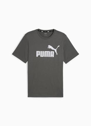 Футболка чоловіча puma, розмір л, сіра