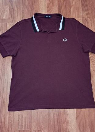 Мужская футболка поло fred perry большой размер оригинал1 фото