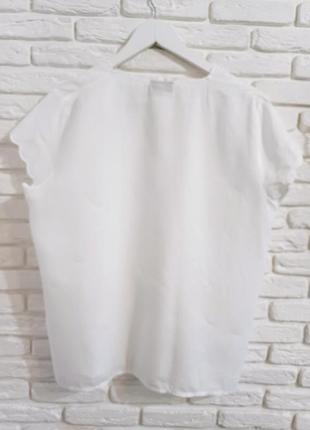 Белоснежная базовая блуза2 фото