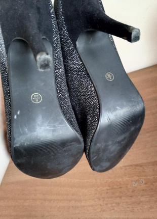 Туфли женские с открытым носком5 фото