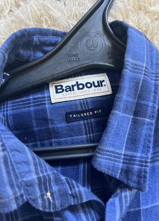 Сорочка barbour (синя в клітинку)