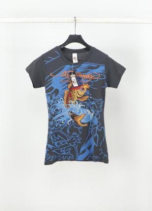 Жіноча футболка ed hardy