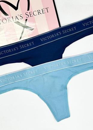 Коттоновые стринги от victoria’s secret