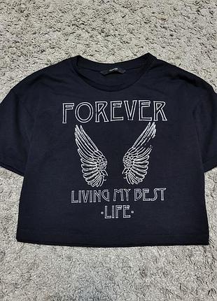 Кроп топ футболка