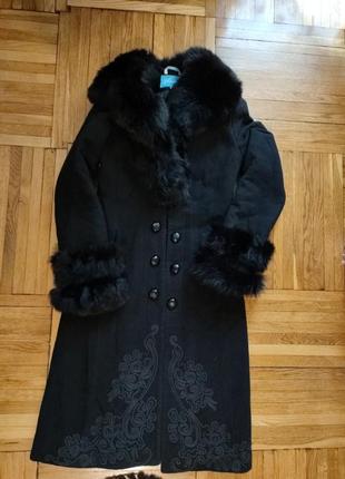 Драповое пальто