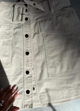 Идеальная юбка юбочка юбочка с ремнем на пуговицах на кнопках6 фото