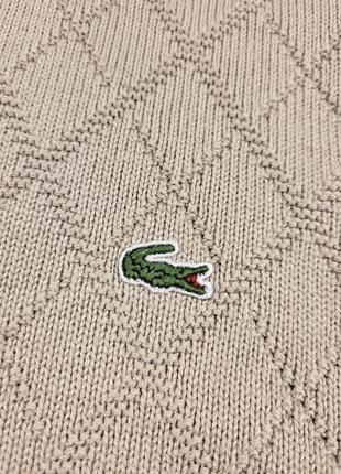 Кофта вязаная свитер lacoste vintage2 фото