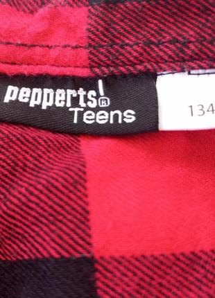 Рубашка фланелевая, байковая pepperts на хлопчика 6, 7, 8 років3 фото