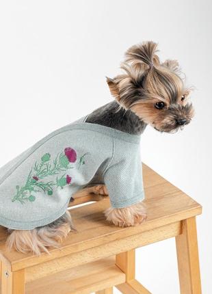 Кардиган для собак pet fashion denis м`ятний розмір s6 фото