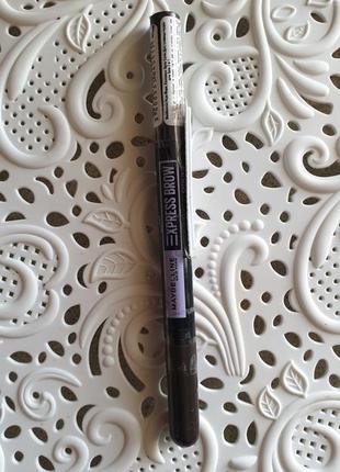 Maybelline express brow satin duo олівець-,пудра для брів5 фото