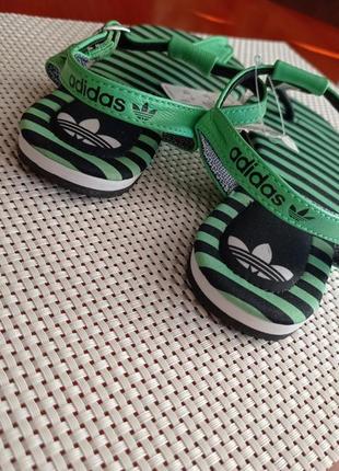 Босоножки, сандалии adidas pablina w, оригинал, натуральная кожа 💚🌻💚 сток, без коробки, виточная пара.4 фото