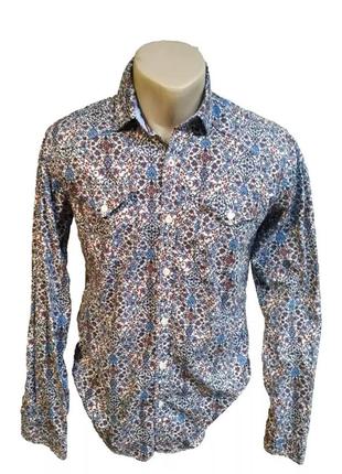 Paul kehl мужская рубашка размер s slim fit