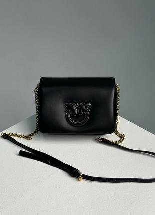 👜 pinko baby love bag click puff in nappa black leather