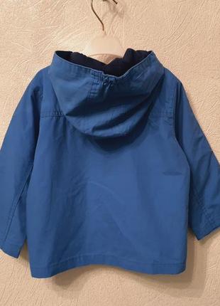 Синяя легкая курточка, спортивная ветровка2 фото