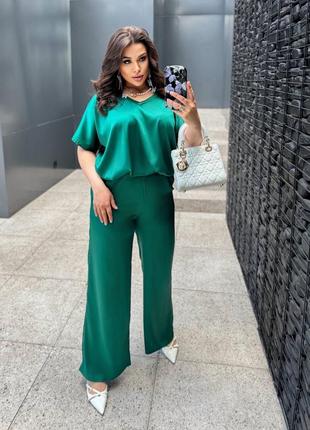 Костюм шелк, большие размеры, большие размеры