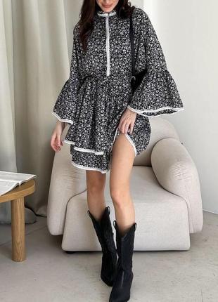 Сукня квітковий принт