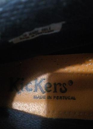 Шкіряні демі черевики kickers9 фото